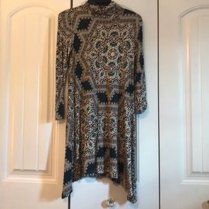 Maeve turtleneck swing dress XSP Anthropologie